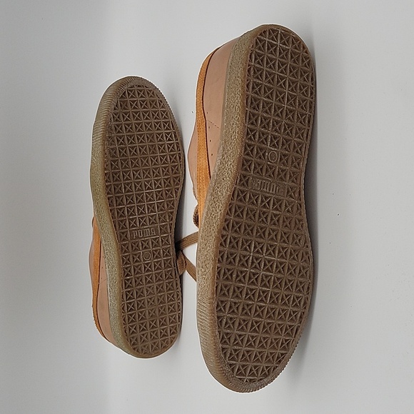 Puma size 11 Walt "Clyde" Frazier Tan Shoes - Picture 2 of 10